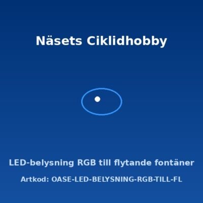 LED-belysning RGB till flytande fontäner