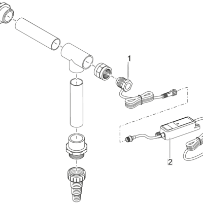 Wall Spout LED Set Wall Spout LED Set
