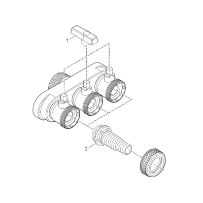 Water diverter 1 1/4"