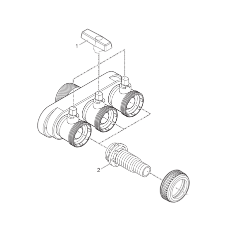 Water diverter 1 1/4" Water diverter 1 1/4"
